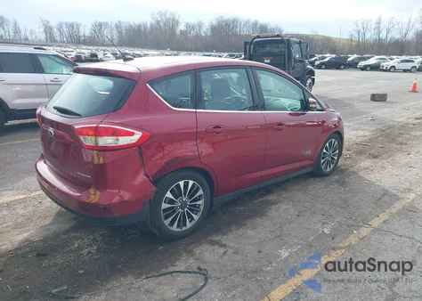 2017 Ford C-Max Energi Titanium from USA, damaged, VIN 1FADP5FUXHL112244